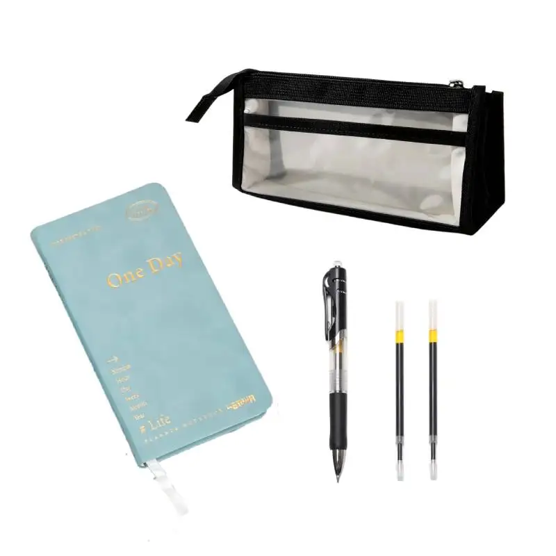Multi-Functional Large Capacity Student Pen Bag Notebook and Neutral Pen Set Learning Tools Office Supplies Gifts For Student
Multi-Functional Large Capacity Student Pen Bag Notebook and Neutral Pen Set Learning Tools Office Supplies Gifts For Student