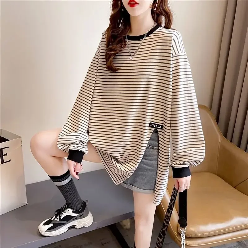 Woman Tops Loose Sweatshirt for Women Long Sleeve Baggy Pullover Round Neck Korean Clothing Emo Kpop Basic New In Y 2k Vintage E
Woman Tops Loose Sweatshirt for Women Long Sleeve Baggy Pullover Round Neck Korean Clothing Emo Kpop Basic New In Y 2k Vintage E