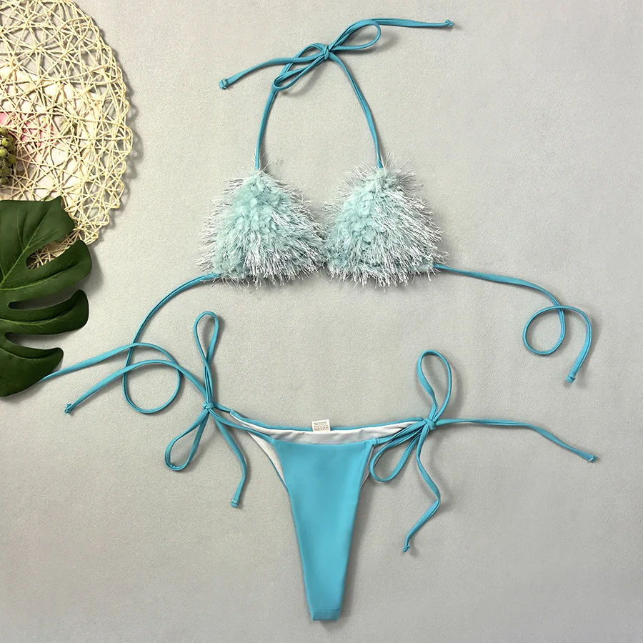 Синий плюшевый треугольный Холтер-стринги бикини мини микро-стринги сексуальный купальник женский 2025 купальный костюм бразильские комплекты бикини
Синий плюшевый треугольный Холтер-стринги бикини мини микро-стринги сексуальный купальник женский 2025 купальный костюм бразильские комплекты бикини