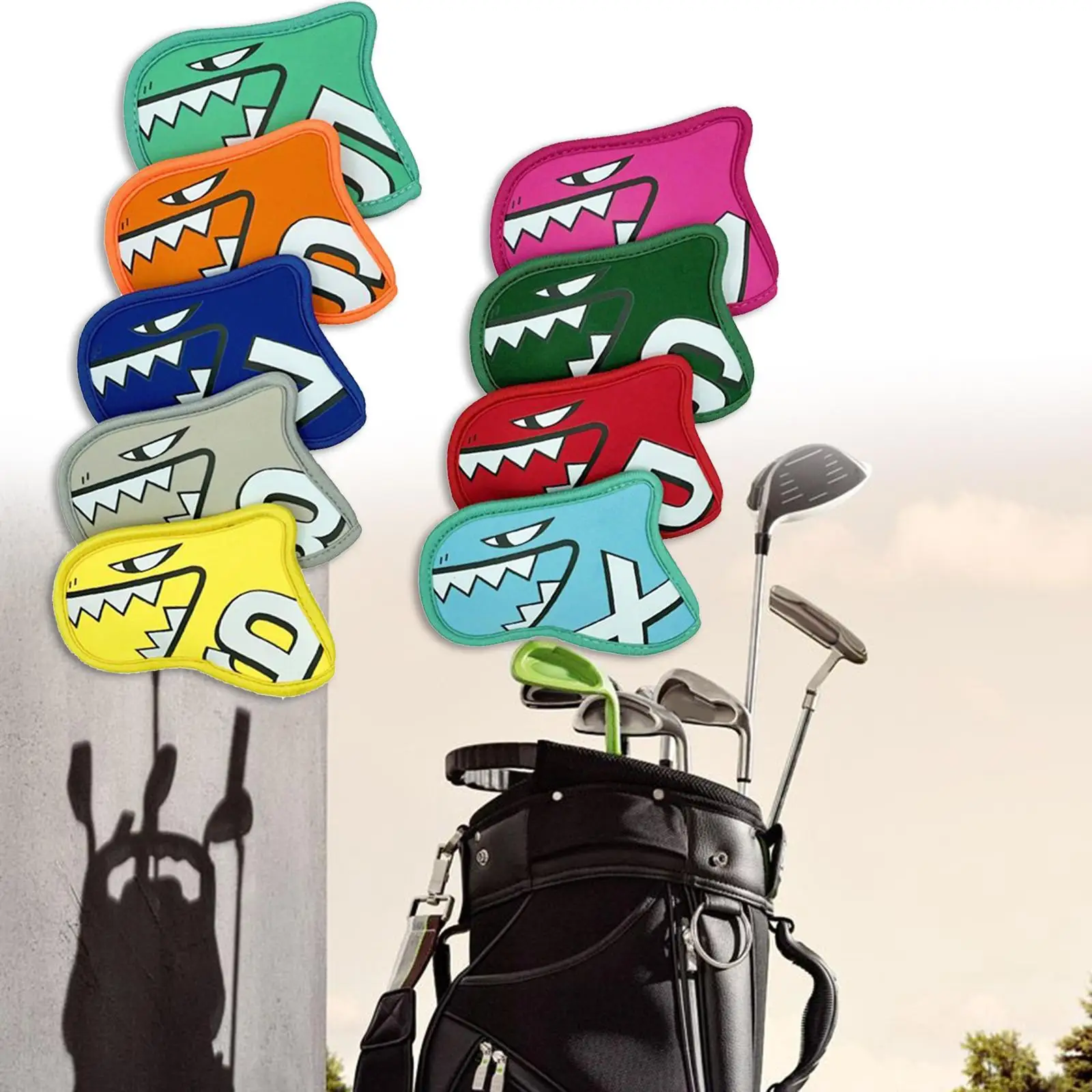 9x Golf Iron Covers Set Protector Golf Case Protection Guards Golf Club Headcovers with Number Tags for Player Display
9x Golf Iron Covers Set Protector Golf Case Protection Guards Golf Club Headcovers with Number Tags for Player Display