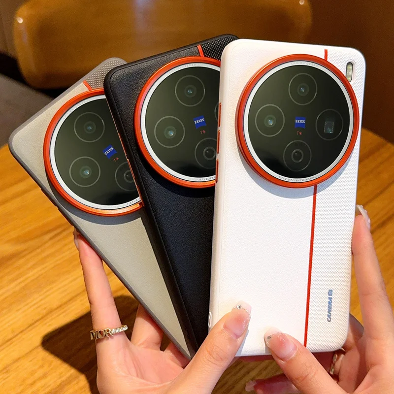 Новый чехол для телефона vivoX200 Ultra x200pro x200s, простой кожаный высококачественный защитный чехол с металлическим кольцом для объектива
Новый чехол для телефона vivoX200 Ultra x200pro x200s, простой кожаный высококачественный защитный чехол с металлическим кольцом для объектива