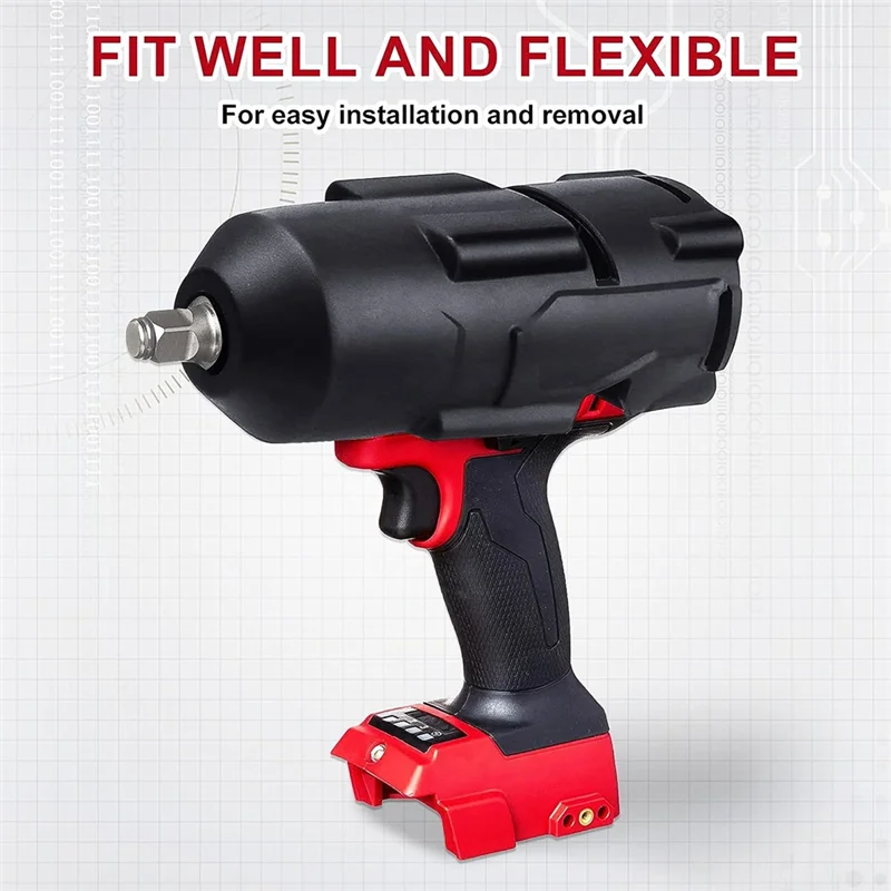 New 49-16-2767 High Torque Impact Protective Boot for Milwaukee M18 FUEL Torque Impact Wrench 2767-20 & 2863-20 Black
New 49-16-2767 High Torque Impact Protective Boot for Milwaukee M18 FUEL Torque Impact Wrench 2767-20 & 2863-20 Black