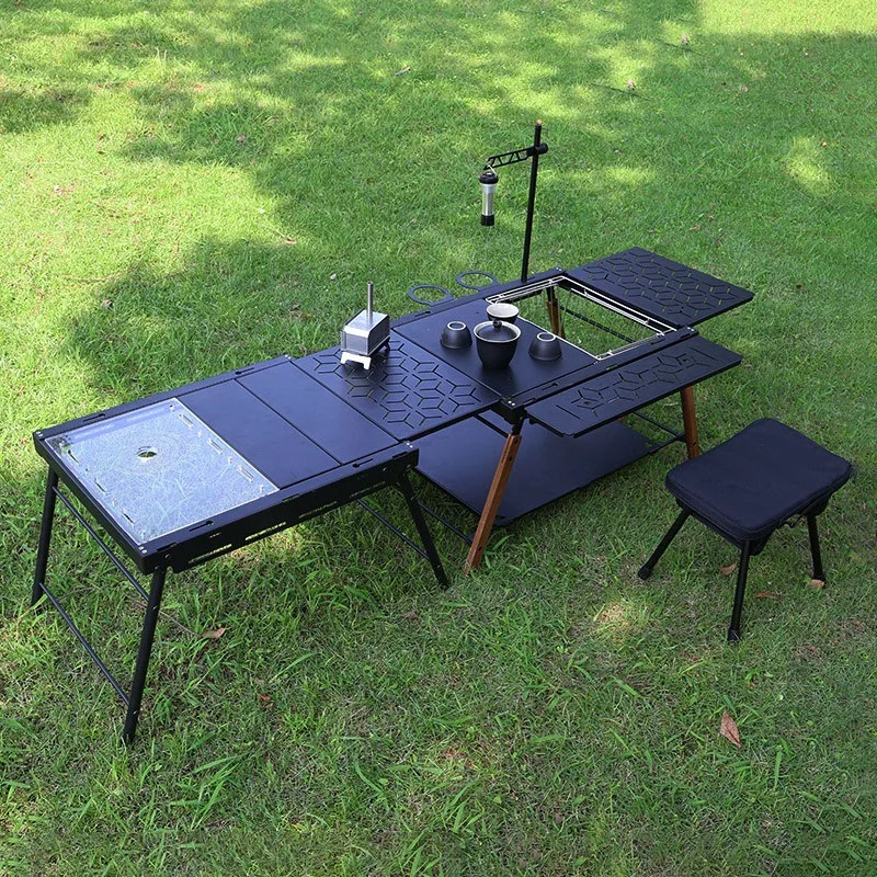 Portable Outdoor Camping Tables Folding Multi-functional Picnic Table Lightweight Camping Furnishing Spliced Camp Accessories
Portable Outdoor Camping Tables Folding Multi-functional Picnic Table Lightweight Camping Furnishing Spliced Camp Accessories