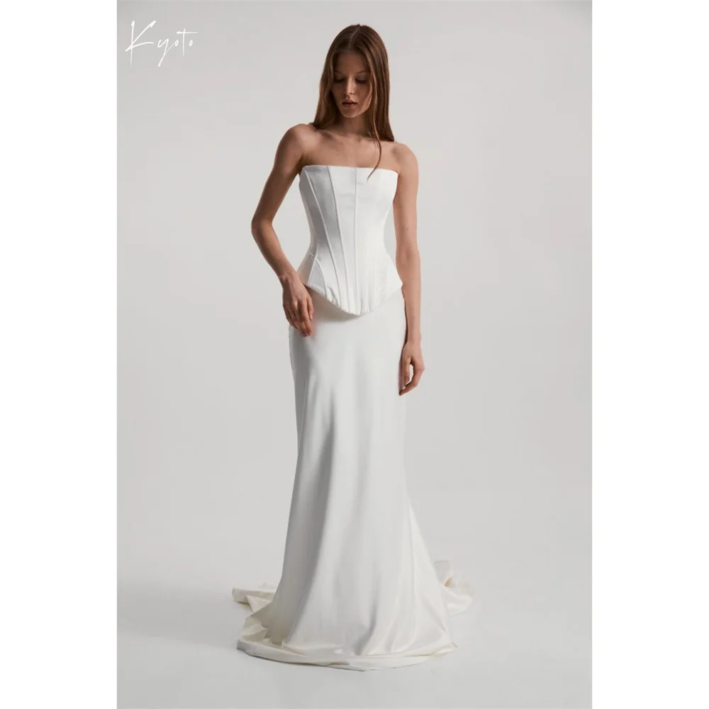 Kyoto индивидуальное свадебное платье-футляр из двух частей русалки без рукавов без бретелек Vestidos de Novia длиной до пола, 2025 г. Вечерние платья
Kyoto индивидуальное свадебное платье-футляр из двух частей русалки без рукавов без бретелек Vestidos de Novia длиной до пола, 2025 г. Вечерние платья