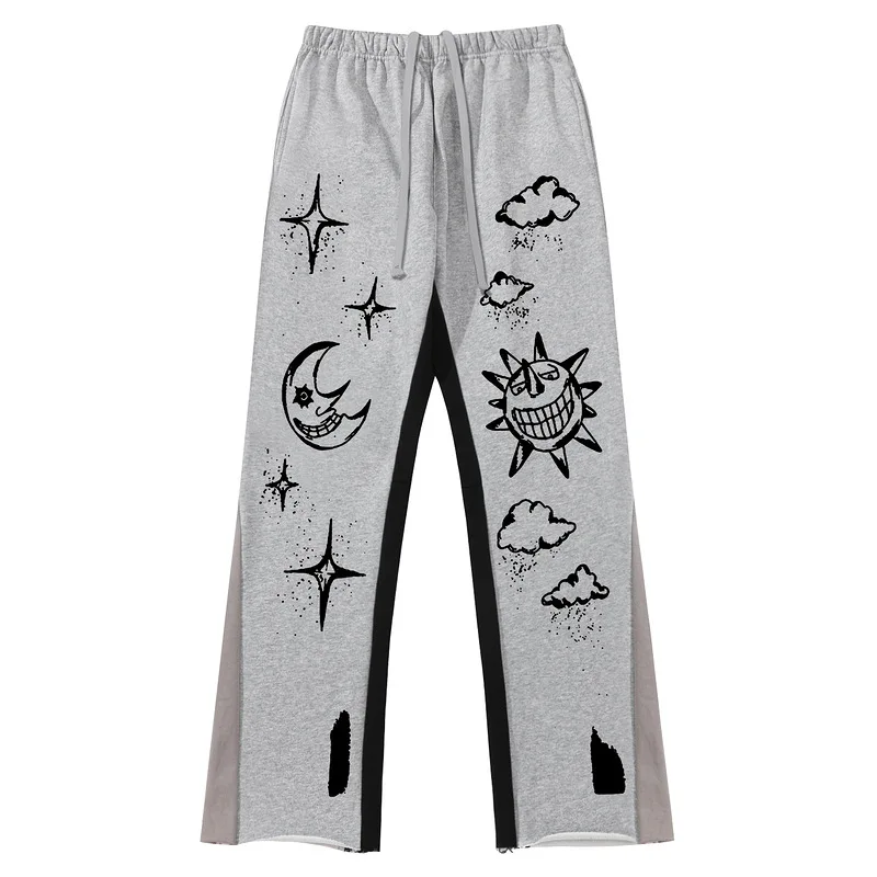 HOUZHOU Harajuku Casual Pants with Print Men Sweatpants Patchwork Loose Black Wide Leg Trousers Male Streetwear Hip Hop
HOUZHOU Harajuku Casual Pants with Print Men Sweatpants Patchwork Loose Black Wide Leg Trousers Male Streetwear Hip Hop