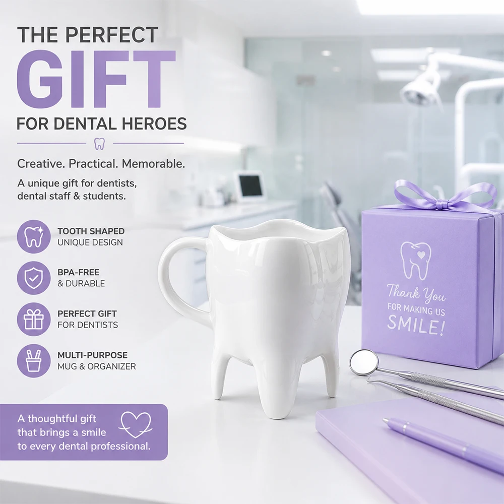 Dentistry Clinic Gifts Water Plastic Mug - Tooth Shaped Plastic Creative Plastic Cup Desk Decor Tooth Shaped Coffee Cup
Dentistry Clinic Gifts Water Plastic Mug - Tooth Shaped Plastic Creative Plastic Cup Desk Decor Tooth Shaped Coffee Cup
