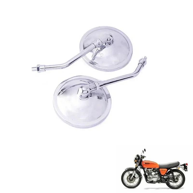 Боковые зеркала заднего вида круглой формы для Honda Suzuki Kawasaki CB 200 250 350 400 500 550
Боковые зеркала заднего вида круглой формы для Honda Suzuki Kawasaki CB 200 250 350 400 500 550