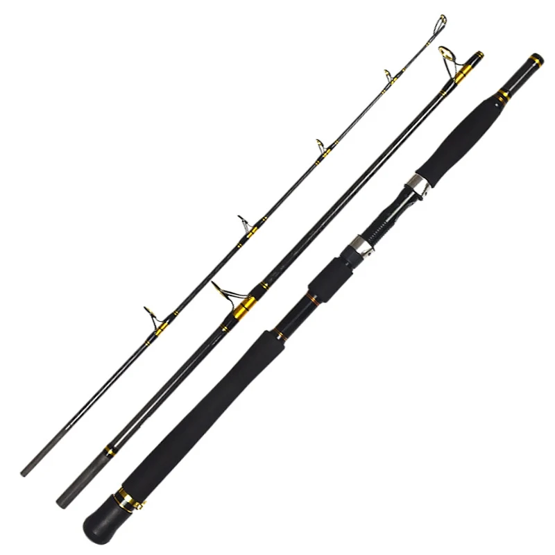 Ultra Hard 100# Saltwater Jigging Rod, 2.1m 3-Section Portable Boat Rod, Deep Sea Offshore Anchor & Thunder Fishing Pole
Ultra Hard 100# Saltwater Jigging Rod, 2.1m 3-Section Portable Boat Rod, Deep Sea Offshore Anchor & Thunder Fishing Pole