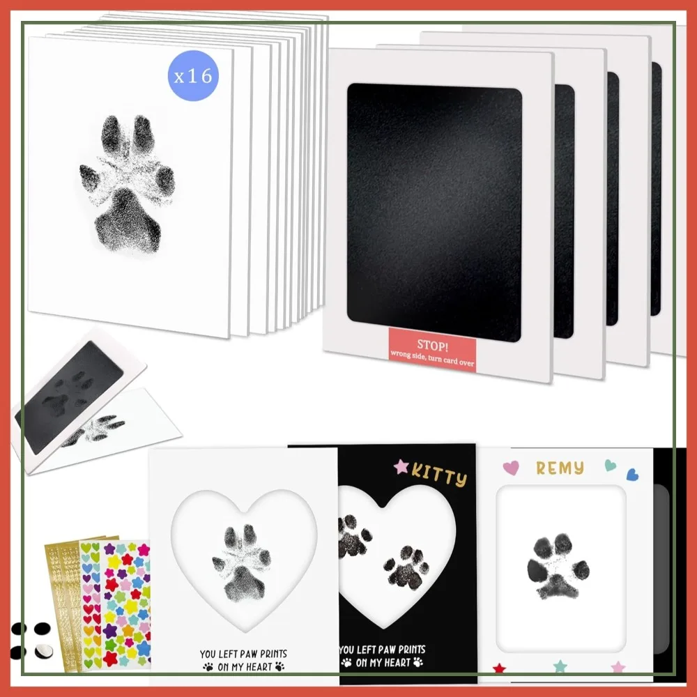 Inkless Paw Print Kit for Dogs & Cats, Clean Touch Pad, Keepsake Frame, Pet Gift
Inkless Paw Print Kit for Dogs & Cats, Clean Touch Pad, Keepsake Frame, Pet Gift