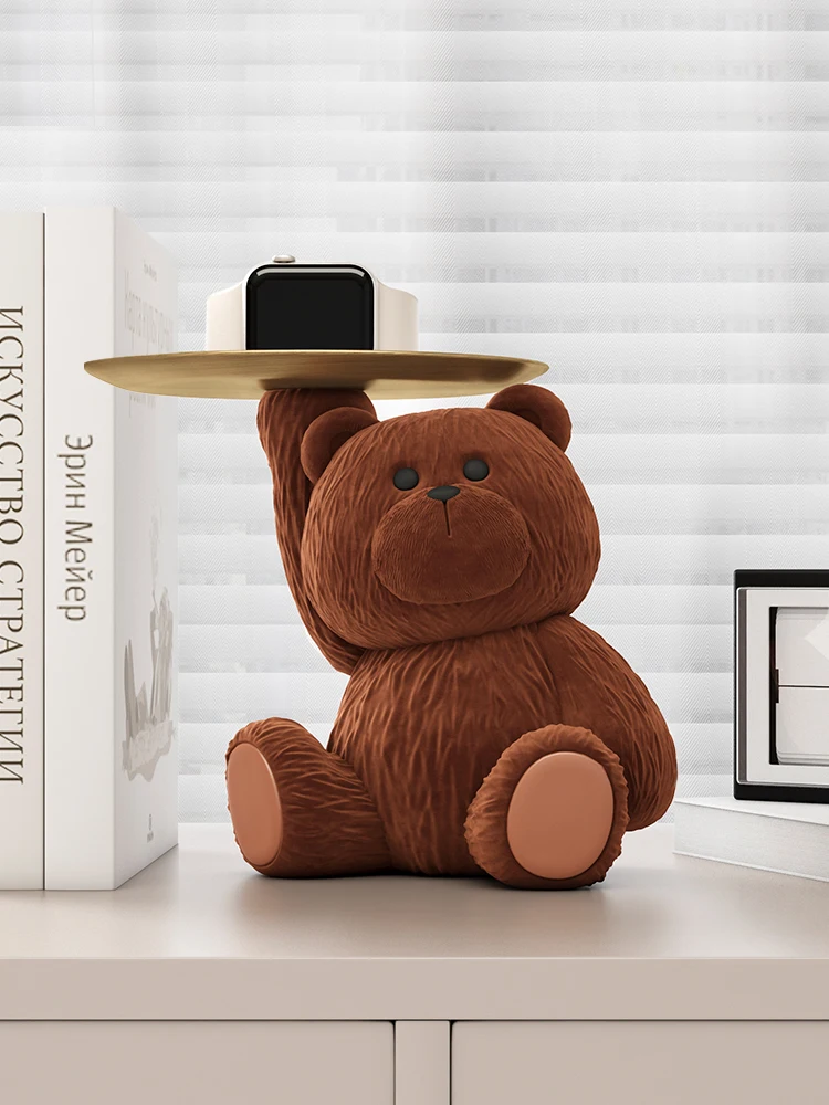 Home Decoration Cartoon Bear Money Box Statue Room Decor Desktop Ornaments Tray Figurine Creative Home Accessories Key Storage
Home Decoration Cartoon Bear Money Box Statue Room Decor Desktop Ornaments Tray Figurine Creative Home Accessories Key Storage