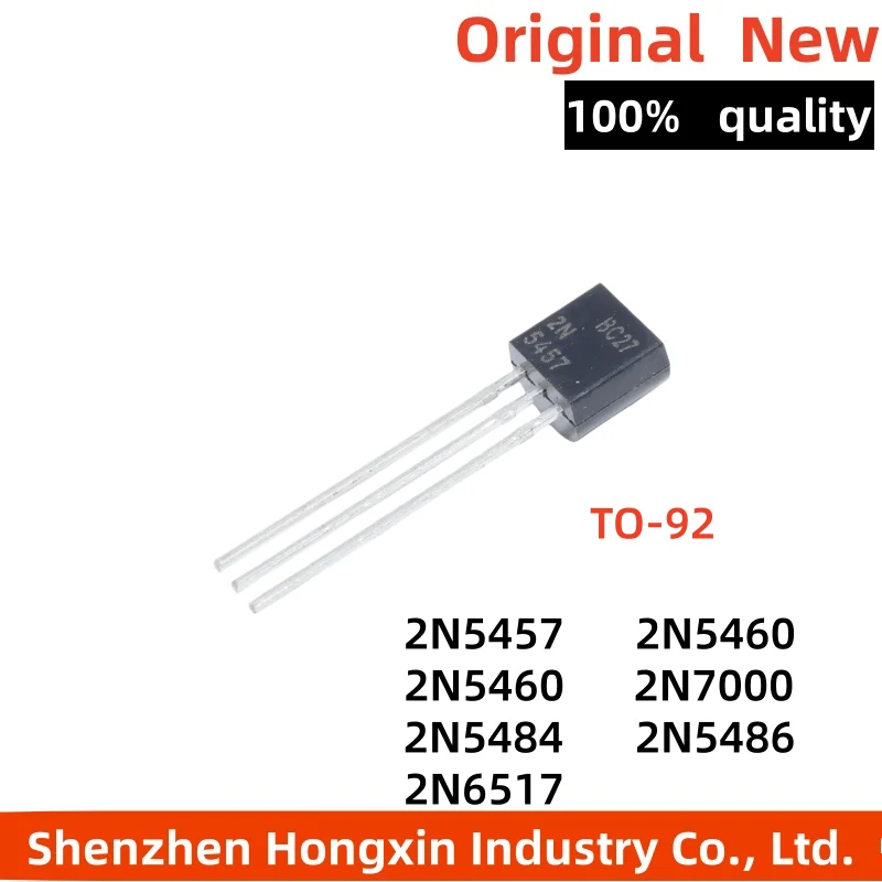 10 pieces of 2N5457 5460 5485 7000 5484 5486 6517 audio/signal amplifier transistor TO-92
10 pieces of 2N5457 5460 5485 7000 5484 5486 6517 audio/signal amplifier transistor TO-92