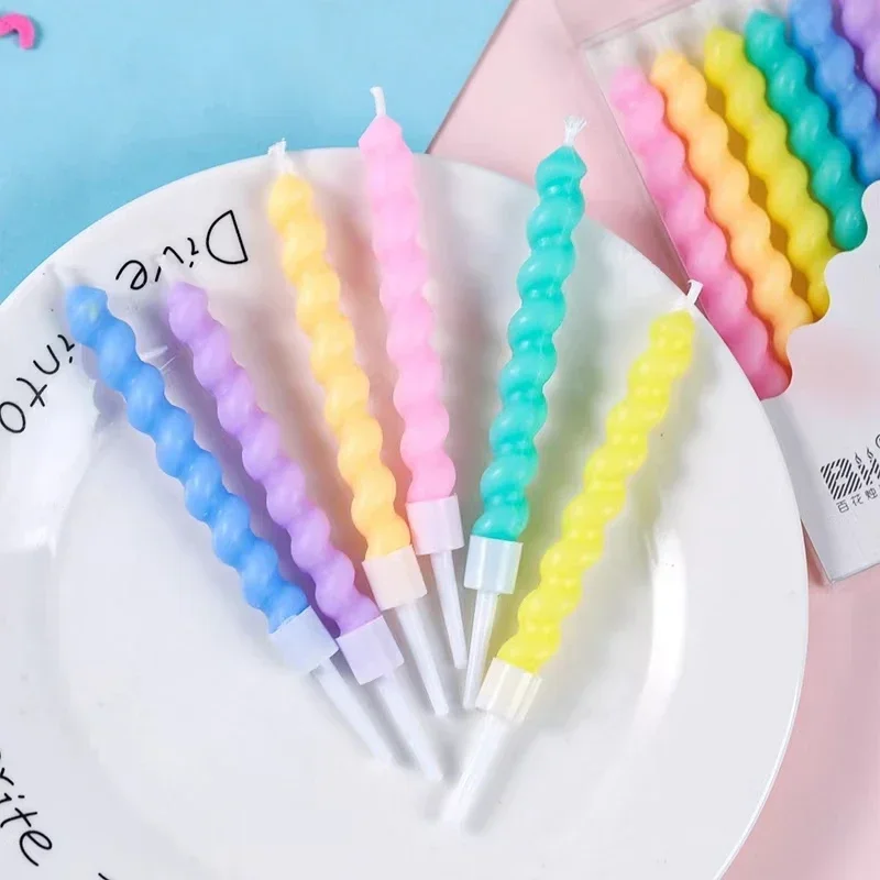 Macaron Colored Thread Romantic Heart Thread Candle Creative Party Cake Art Candle Birthday Romantic Colorful Baking Decoration
Macaron Colored Thread Romantic Heart Thread Candle Creative Party Cake Art Candle Birthday Romantic Colorful Baking Decoration