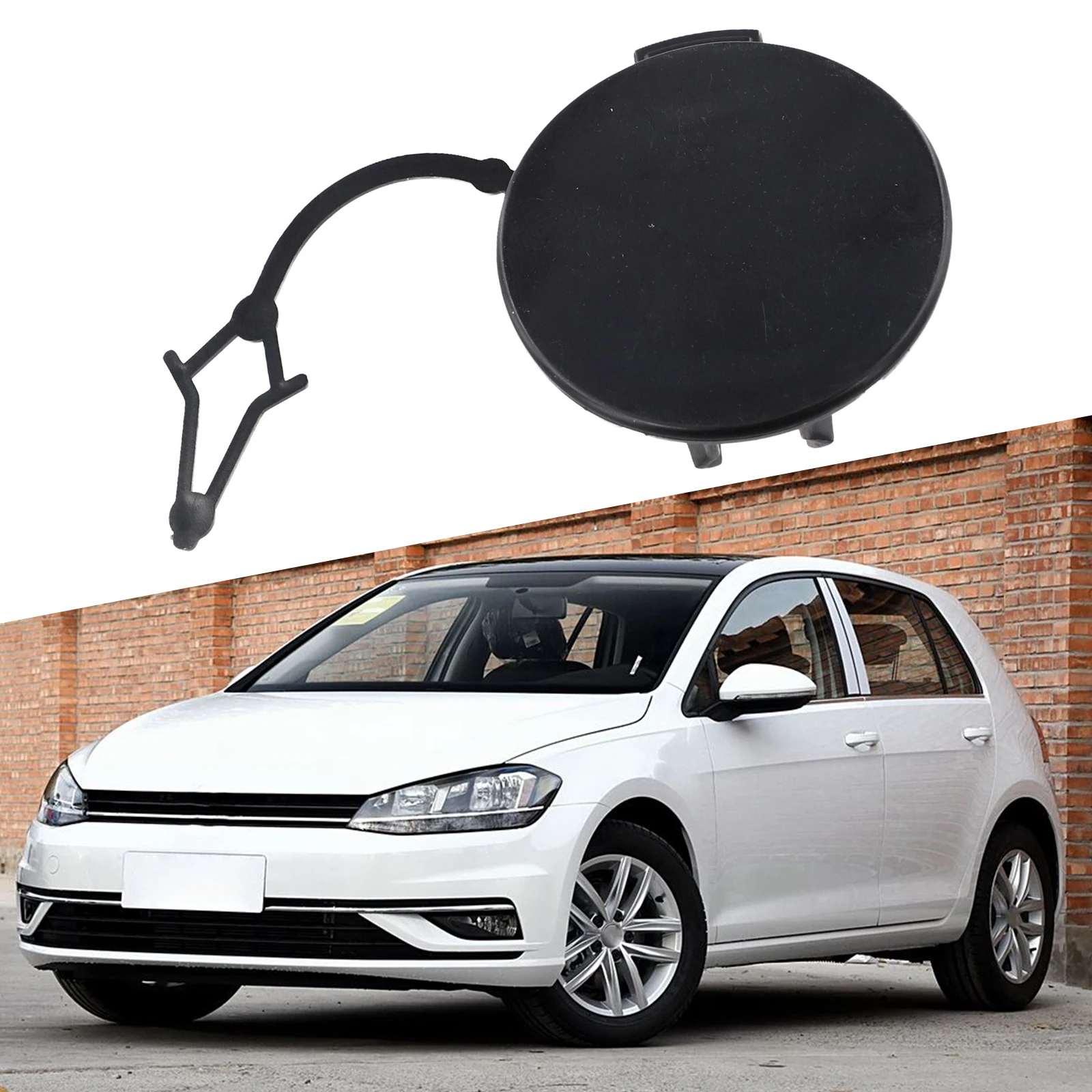 Tow Hook Cover Cap Trim for Front Bumper 5G0807241D Compatible with For Golf MK7 2017 2020 Plastic Replacement
Tow Hook Cover Cap Trim for Front Bumper 5G0807241D Compatible with For Golf MK7 2017 2020 Plastic Replacement