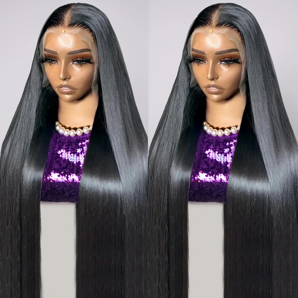 300% Pre Bleached 13x6 HD Lace Front Wigs 40inch 360 Full Lace Bone Straight Human Hair Wigs PrePlucked Brazilian Hair For Women 
300% Pre Bleached 13x6 HD Lace Front Wigs 40inch 360 Full Lace Bone Straight Human Hair Wigs PrePlucked Brazilian Hair For Women