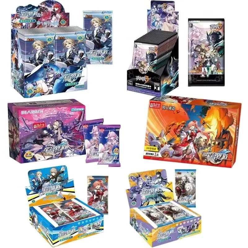 Honkai Star Rail Card Anime Game Genshin Impact Honkai Star Railway TCG Card Collapse Game Trading Collectible Cards Toys Gifts
Honkai Star Rail Card Anime Game Genshin Impact Honkai Star Railway TCG Card Collapse Game Trading Collectible Cards Toys Gifts