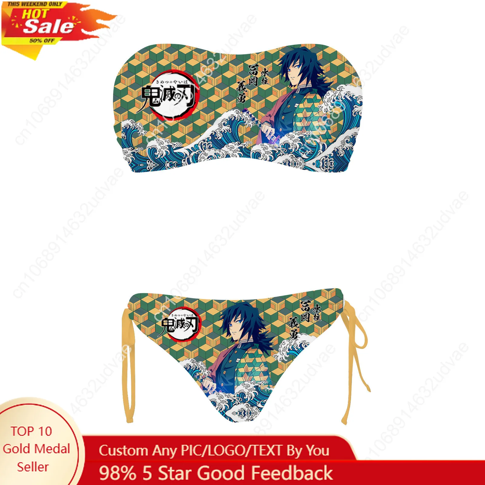 Giyu Tomioka Demon Slayer Swimsuit Womens Drawstring Two Piece Set Bathing Suits Personalized Swimwear Customize Beachwear
Giyu Tomioka Demon Slayer Swimsuit Womens Drawstring Two Piece Set Bathing Suits Personalized Swimwear Customize Beachwear