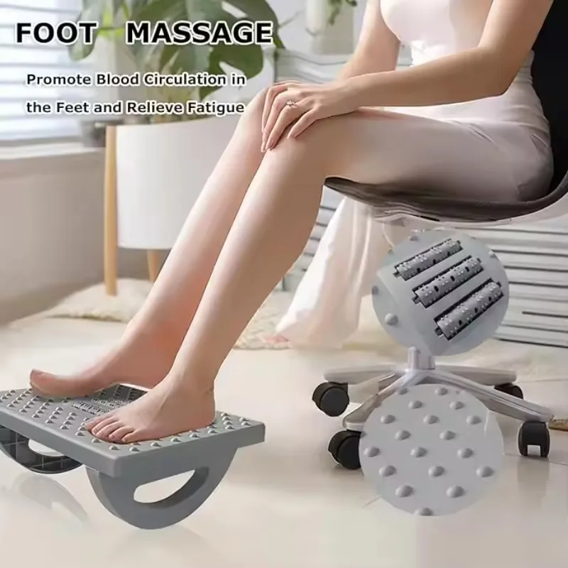 Офисная подставка для ног, эргономичная подставка под ноги под стол с массажными роликами, облегчающая боль, портативная подставка для ног для дома, офиса, игр, поддержка ног
Офисная подставка для ног, эргономичная подставка под ноги под стол с массажными роликами, облегчающая боль, портативная подставка для ног для дома, офиса, игр, поддержка ног