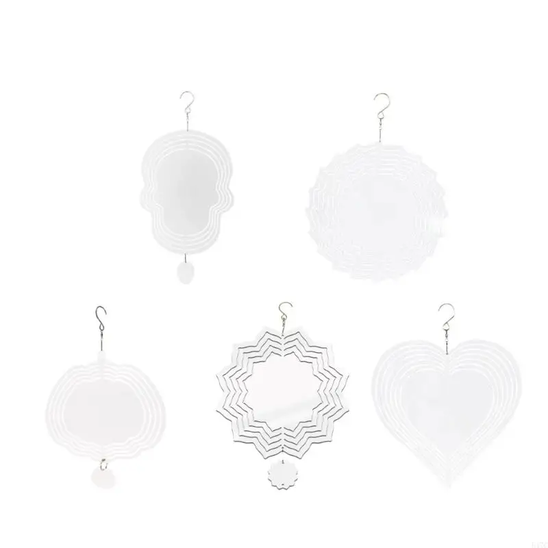 547C Blank Wind Chime-Hanging Ornament Diy Double Sided Sublimation Wind Spinner Kinetic-Sculpture For Yard Garden Decoration
547C Blank Wind Chime-Hanging Ornament Diy Double Sided Sublimation Wind Spinner Kinetic-Sculpture For Yard Garden Decoration