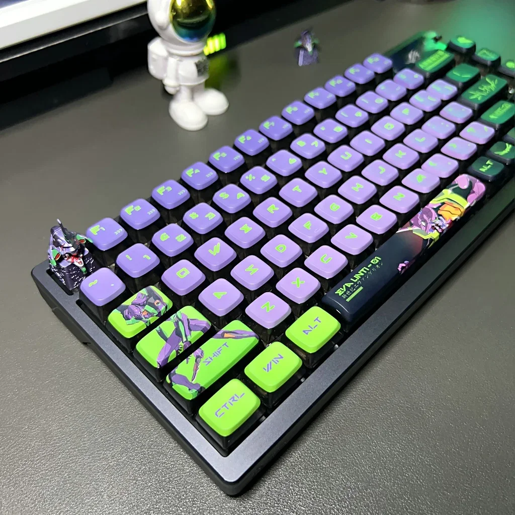 EVA series four sided transparent pudding keycaps MDA high ball cap PBT five sided heat sublimation Nightmare Wooting
EVA series four sided transparent pudding keycaps MDA high ball cap PBT five sided heat sublimation Nightmare Wooting
