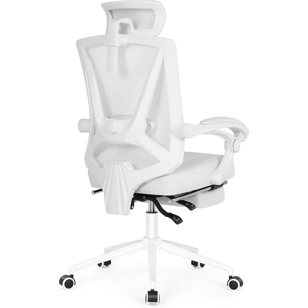 Ergonomic Office Chair with Footrest, Ergonomic Desk Chair with Adjustable 2D Lumbar Support, High Back Computer Chair
Ergonomic Office Chair with Footrest, Ergonomic Desk Chair with Adjustable 2D Lumbar Support, High Back Computer Chair