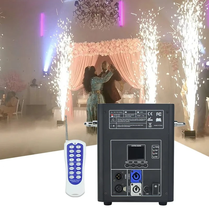 Немецкий склад 750 Вт DMX Remote Sparkler Fountain Машины для холодной искры
Немецкий склад 750 Вт DMX Remote Sparkler Fountain Машины для холодной искры