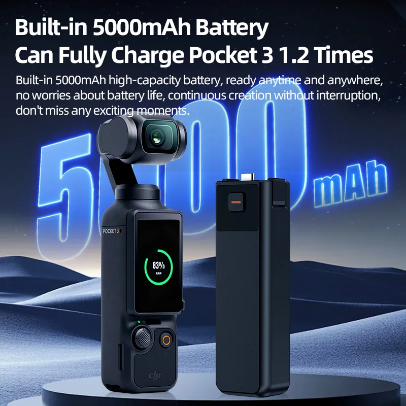 Vlog Accessory for DJI Osmo Pocket 3, Portable Extended Battery Handle Grip,Unlock New Creativity & Extend Battery Life In Stock
Vlog Accessory for DJI Osmo Pocket 3, Portable Extended Battery Handle Grip,Unlock New Creativity & Extend Battery Life In Stock