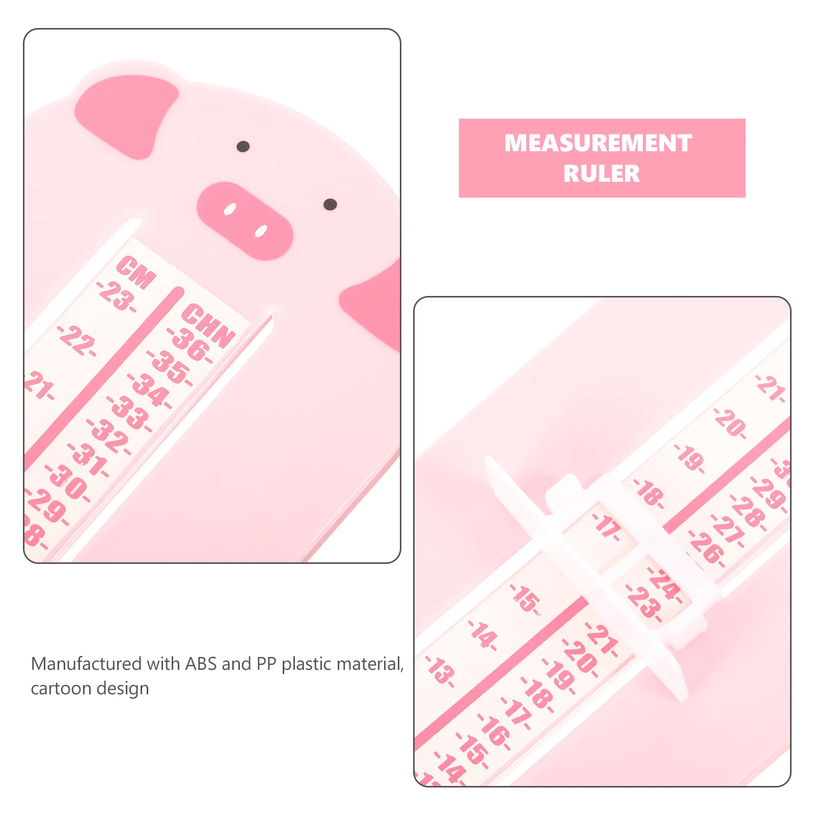 Kids Foot Measuring Device Baby Shoe Sizer Feet Length Ruler Safe Abs Material Shoe Size Measurer For Children Cartoon
Kids Foot Measuring Device Baby Shoe Sizer Feet Length Ruler Safe Abs Material Shoe Size Measurer For Children Cartoon