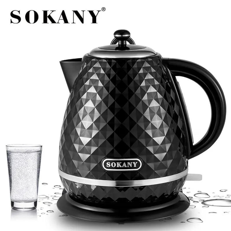 SOKANY1032 household fast water boiling automatic power off 1.7L hot water kettle
SOKANY1032 household fast water boiling automatic power off 1.7L hot water kettle