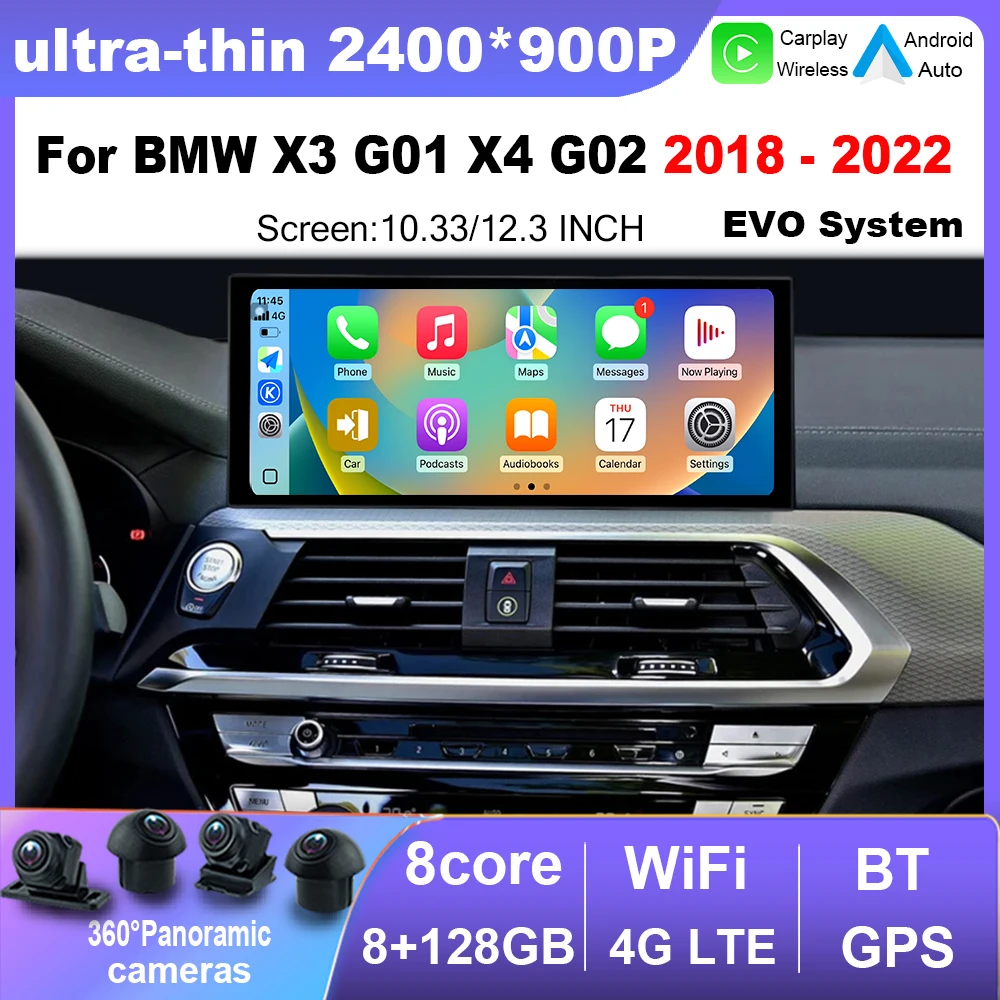 DSP WIFI Android 15 For BMW X3 G01 X4 G02 2018 - 2022 Carplay HD Touch Screen Car Radio Video Multimedia Player GPS Navigation
DSP WIFI Android 15 For BMW X3 G01 X4 G02 2018 - 2022 Carplay HD Touch Screen Car Radio Video Multimedia Player GPS Navigation