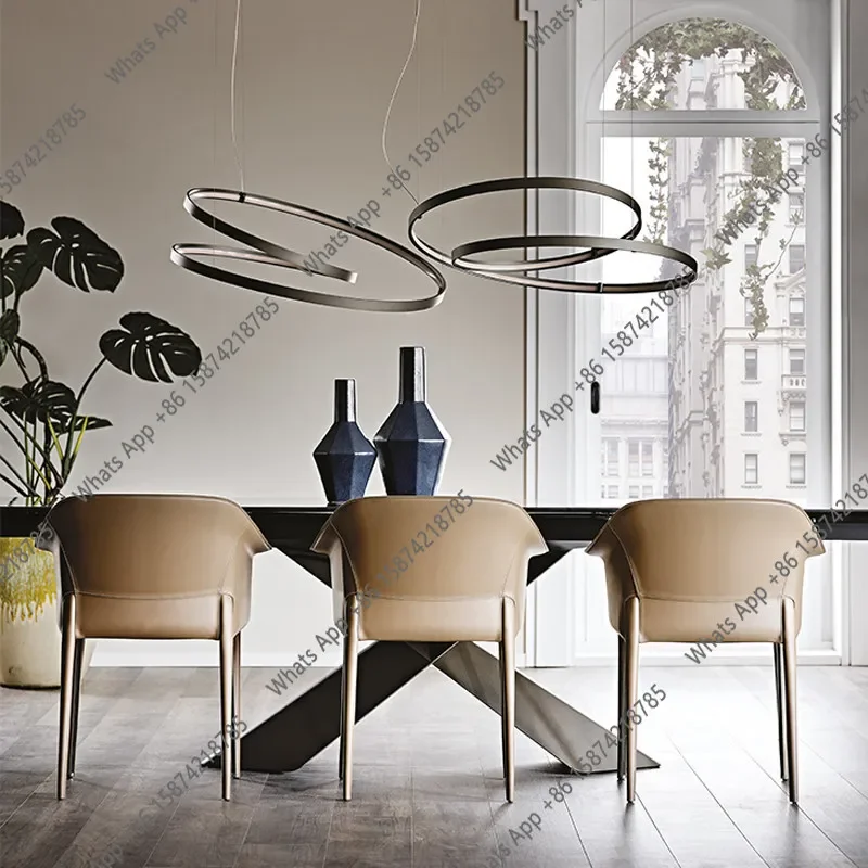 X32 Italian Saddle Leather Dining Chair Simple Modern Light Luxury Home Designer Chair High-end Negotiation Desk Chair
X32 Italian Saddle Leather Dining Chair Simple Modern Light Luxury Home Designer Chair High-end Negotiation Desk Chair