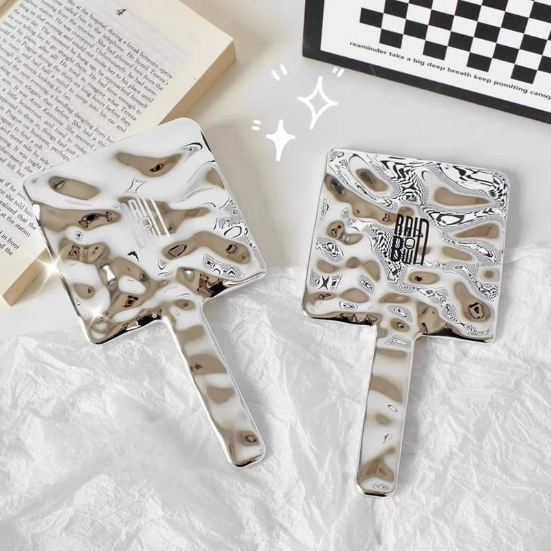 Handheld Travel Mirror Sticker Portable Cool Creative Mirror Aesthetic Design Small Espejos Decorativos Home Accessories 
Handheld Travel Mirror Sticker Portable Cool Creative Mirror Aesthetic Design Small Espejos Decorativos Home Accessories