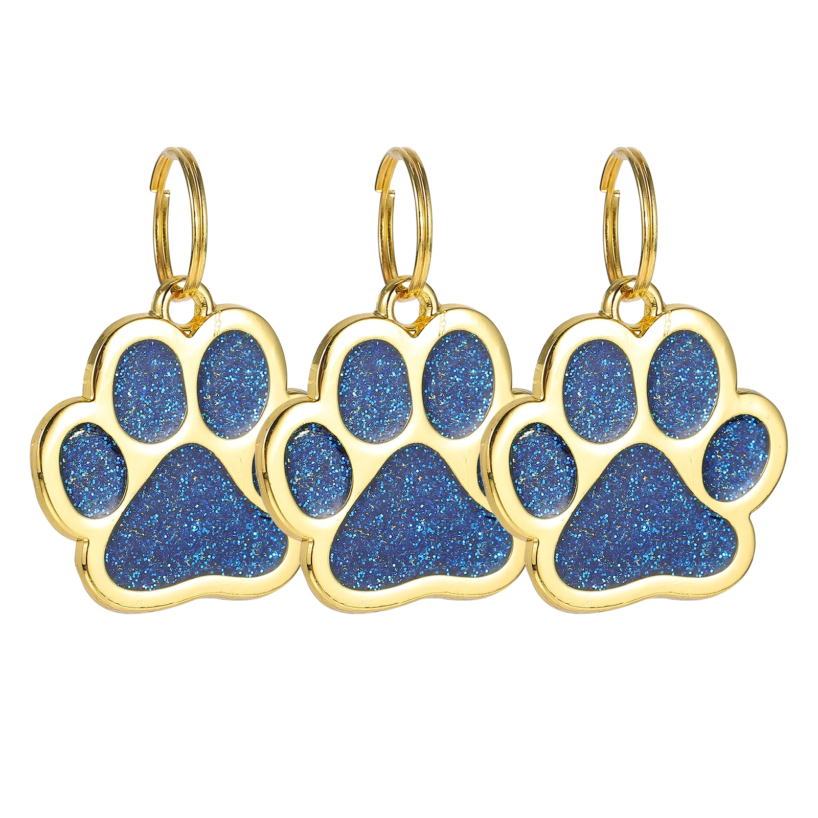 3 Pcs Metal Dog Tags Foot Print Engraved Hanging Pet Name Personalized Cat ID Cards Zinc Alloy Stylish Dog Collar Accessories
3 Pcs Metal Dog Tags Foot Print Engraved Hanging Pet Name Personalized Cat ID Cards Zinc Alloy Stylish Dog Collar Accessories