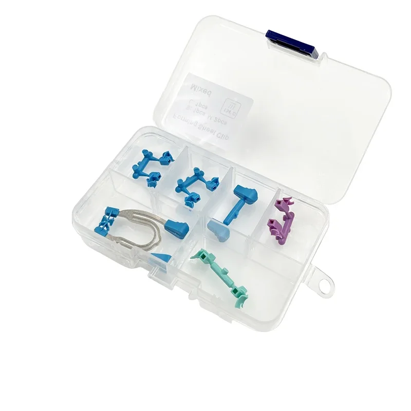 5 Sets Dental Sectional Contoured Matrix Clip Metal Forming Sheet Clip Matrices Clamps S /M / L size Dentist Tools
5 Sets Dental Sectional Contoured Matrix Clip Metal Forming Sheet Clip Matrices Clamps S /M / L size Dentist Tools
