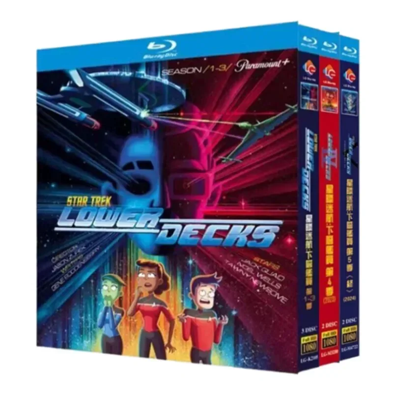 BD Blu-ray Disc Star Trek The Lower Decks Seasons 1-5 Animated 1080p Disc Box
BD Blu-ray Disc Star Trek The Lower Decks Seasons 1-5 Animated 1080p Disc Box