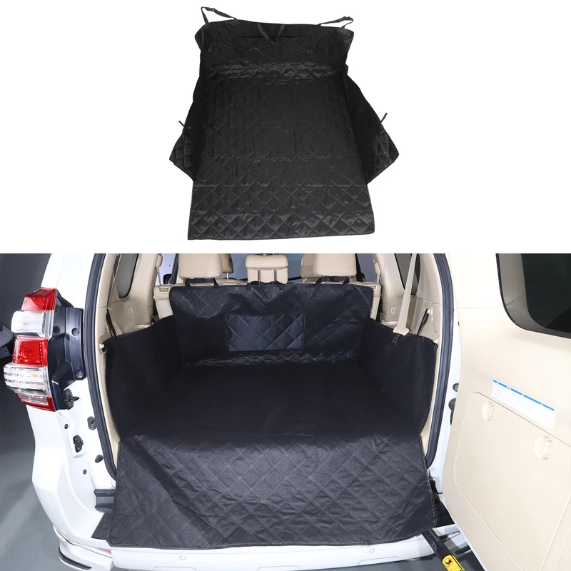 1Pcs For Toyota Land Cruiser Prado 150 2010-2023 PVC black car trunk pet anti-dirty mat car interior modification accessories
1Pcs For Toyota Land Cruiser Prado 150 2010-2023 PVC black car trunk pet anti-dirty mat car interior modification accessories
