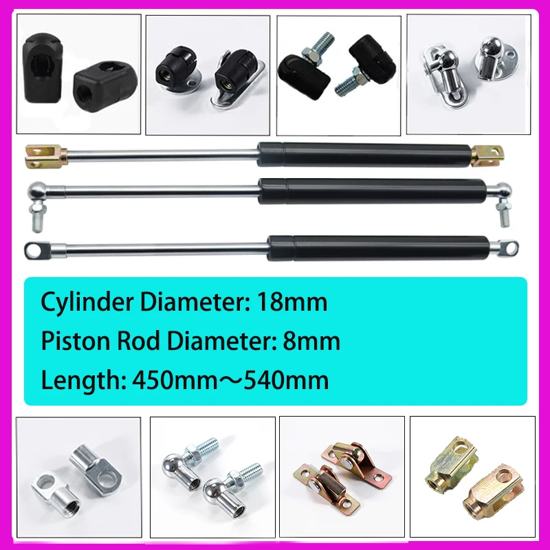 1 PC 450mm-540mm Universal Strut Bars Gas Spring Shock Absorber Hydraulic Lift Support Strut Bar RV Bed Car Machine Furniture
1 PC 450mm-540mm Universal Strut Bars Gas Spring Shock Absorber Hydraulic Lift Support Strut Bar RV Bed Car Machine Furniture