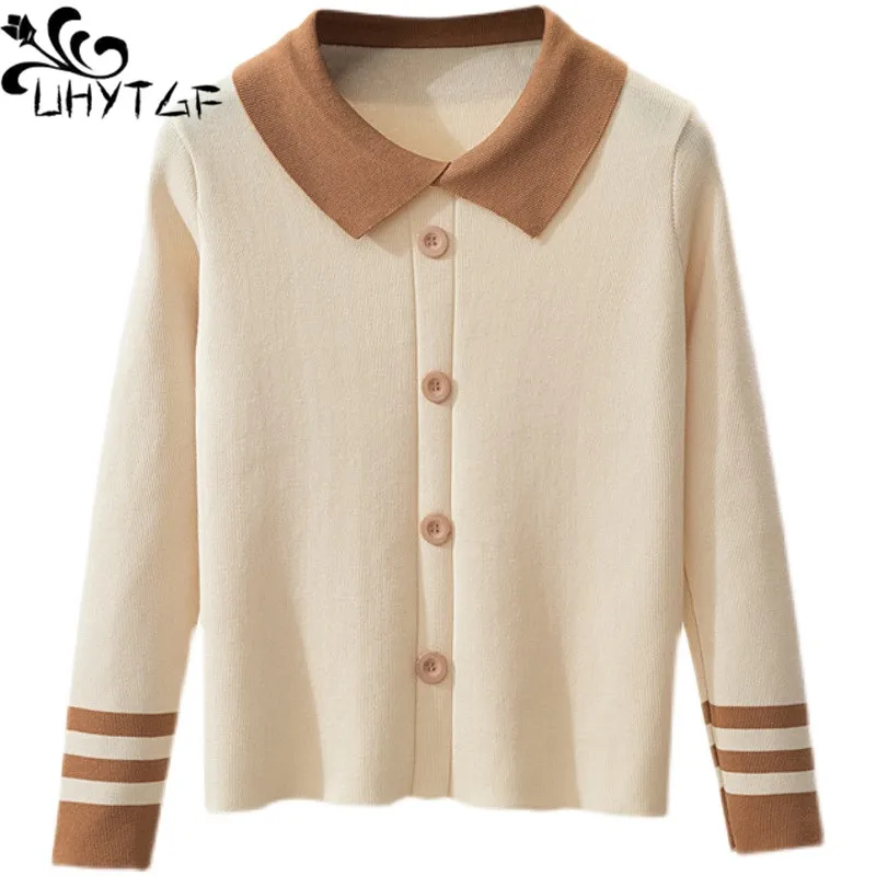 UHYTGF Women's Sweater Long Sleeve Pullover Knitted Autumn Winter Tops Female Korean Elastic Slim Short Bottoming Sweaters 16
UHYTGF Women's Sweater Long Sleeve Pullover Knitted Autumn Winter Tops Female Korean Elastic Slim Short Bottoming Sweaters 16