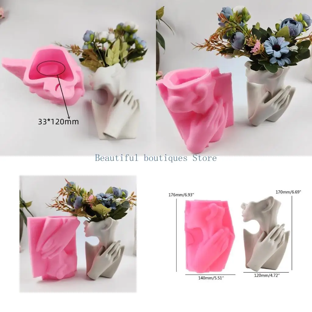 U4LF Pen Holder Silicone Mold Diy Succulents Concrete Flower Pot Plaster Cement Mold
U4LF Pen Holder Silicone Mold Diy Succulents Concrete Flower Pot Plaster Cement Mold