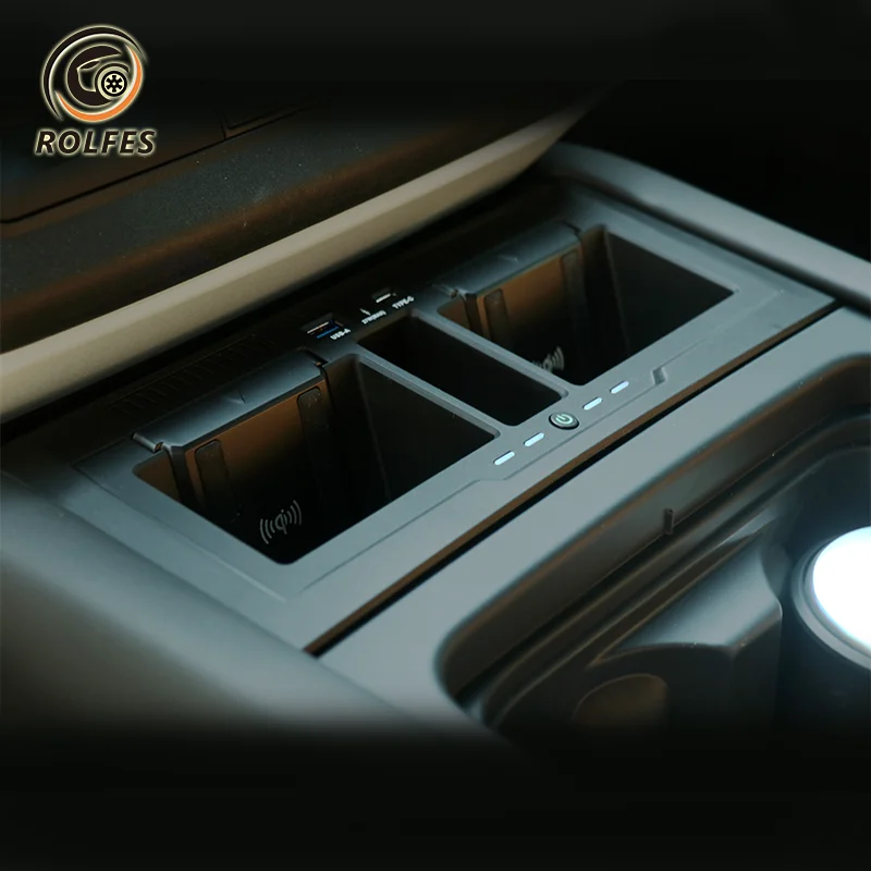 Wireless Charger Mount Storage Box For Land Rover Defender 90 110 130 2020-2023 Fast Mobile Phone Holder Charging Plate Parts
Wireless Charger Mount Storage Box For Land Rover Defender 90 110 130 2020-2023 Fast Mobile Phone Holder Charging Plate Parts