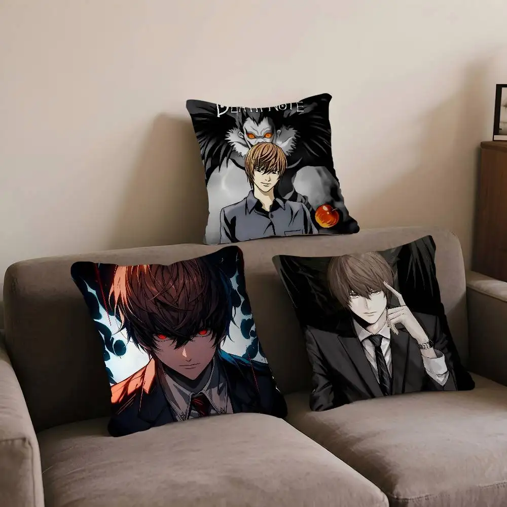 Death Note Light Yagami Подушка Подарок Украшение Домашнего Офиса Спальня Диван Автомобильная Подушка Чехол 45x45
Death Note Light Yagami Подушка Подарок Украшение Домашнего Офиса Спальня Диван Автомобильная Подушка Чехол 45x45