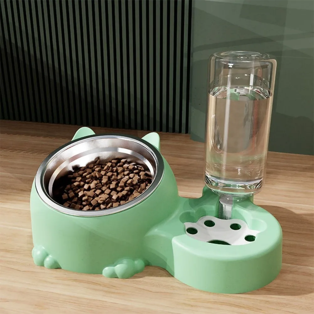 Plastic 2 in 1 Cat Food Dispenser Large Capacity Neck Protection Automatic Pet Feeder Leak-proof Detachable Pet Water Dispenser
Plastic 2 in 1 Cat Food Dispenser Large Capacity Neck Protection Automatic Pet Feeder Leak-proof Detachable Pet Water Dispenser