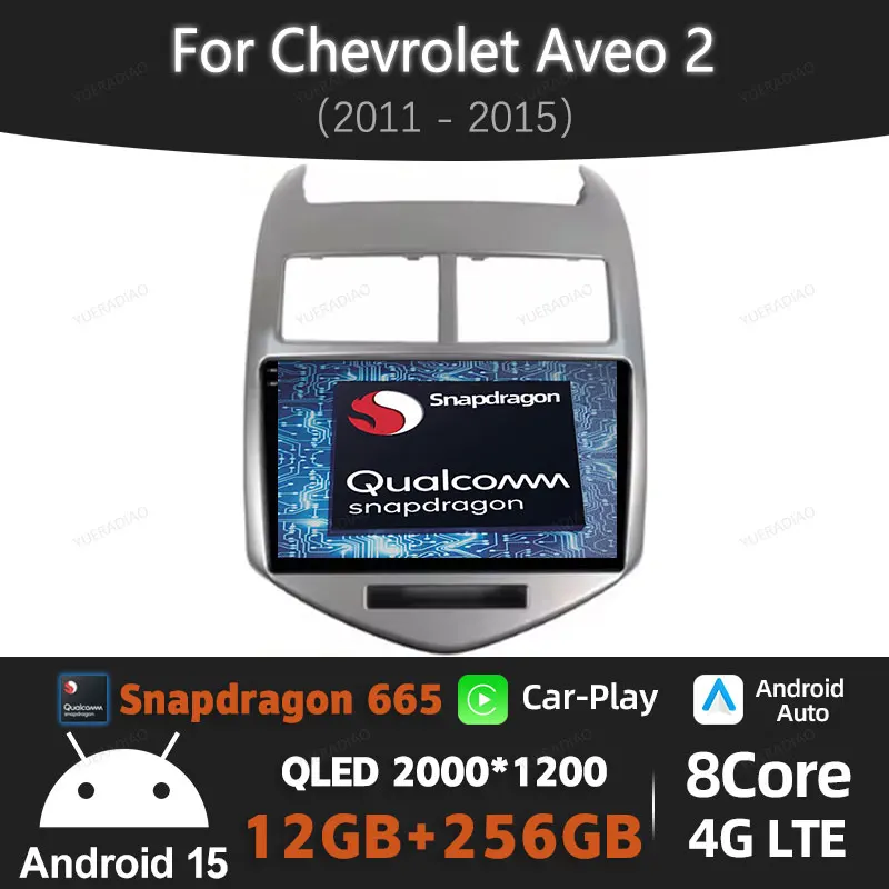 Автомобильный радиоприемник Android 15 для Chevrolet Aveo 2 Sonic T300 2011-2015 Qualcomm BT 2DIN 4G WIFI Мультимедийный видеоплеер Головное устройство QLED
Автомобильный радиоприемник Android 15 для Chevrolet Aveo 2 Sonic T300 2011-2015 Qualcomm BT 2DIN 4G WIFI Мультимедийный видеоплеер Головное устройство QLED
