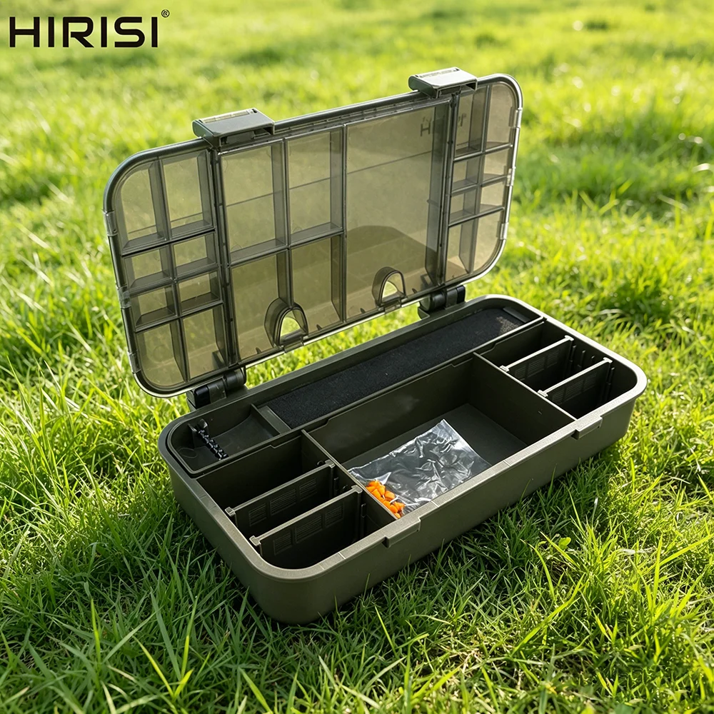 Hirisi Carp Fishing Tackle Box Portable Waterproof Terminal Rig Storage Box Multi Compartments Carp Fishing Accessories Organize
Hirisi Carp Fishing Tackle Box Portable Waterproof Terminal Rig Storage Box Multi Compartments Carp Fishing Accessories Organize
