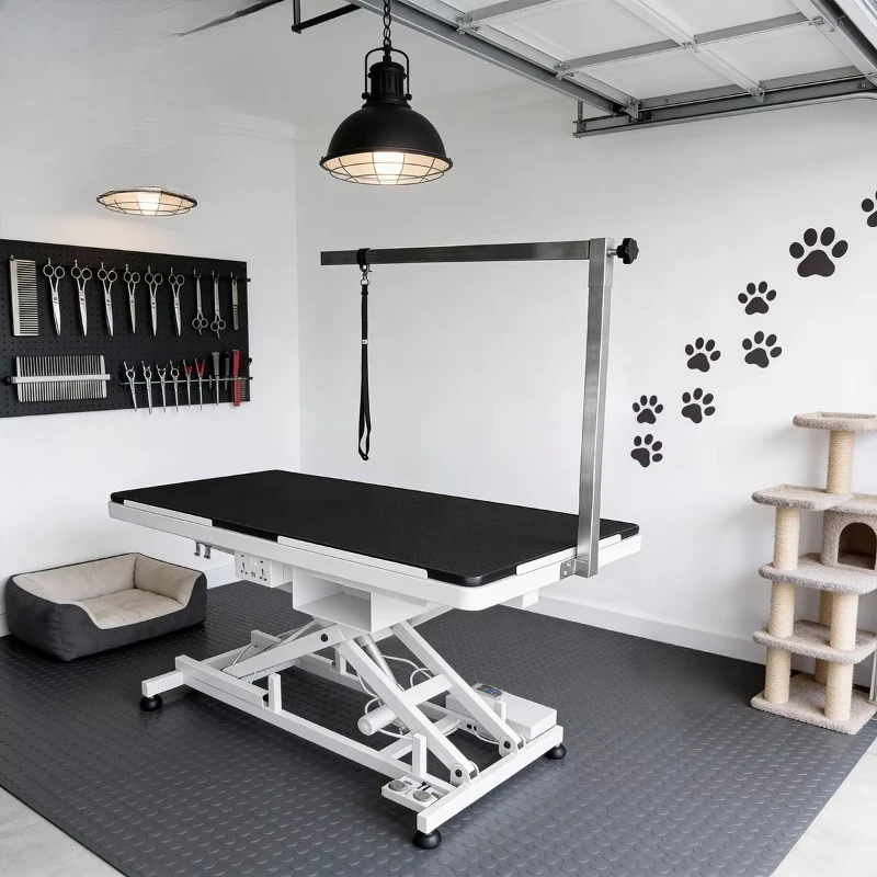 Deluxe Heavy Duty Electric Lifting Dog Grooming Table Height Adjustable Anti-Slip Tabletop Max Bearing 300LBS for Large Pet Dogs
Deluxe Heavy Duty Electric Lifting Dog Grooming Table Height Adjustable Anti-Slip Tabletop Max Bearing 300LBS for Large Pet Dogs