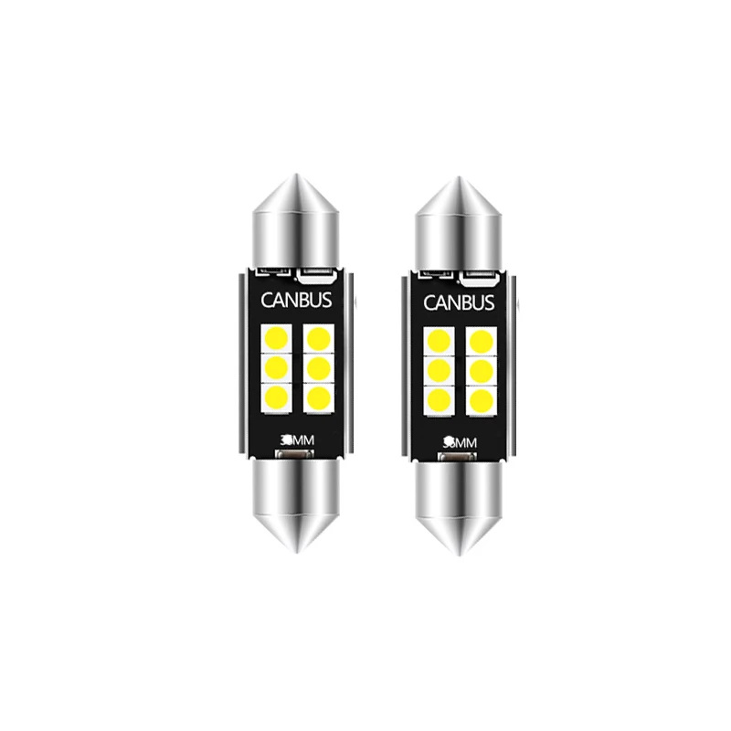 1/2PCS 3030 Chip Festoon C5w Led bulb CANBUS C10w Dome Lamp Reading Lamp Car Interior License Plate Light White Ice Blue 12V
1/2PCS 3030 Chip Festoon C5w Led bulb CANBUS C10w Dome Lamp Reading Lamp Car Interior License Plate Light White Ice Blue 12V