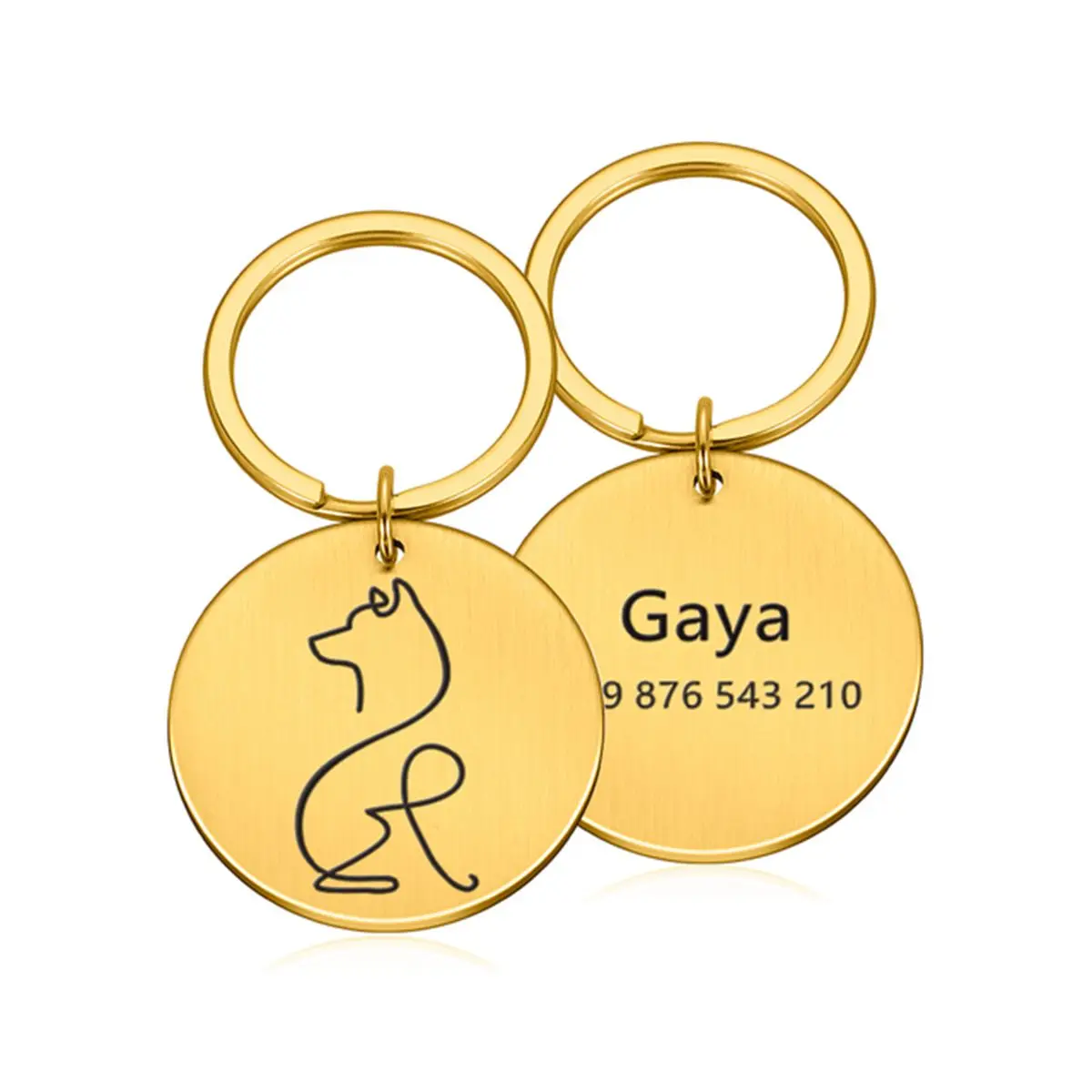 1 pc artistic Creative Dog Tag Laser Engraving Tags Customized Dog Collar With Name For dog Pets
1 pc artistic Creative Dog Tag Laser Engraving Tags Customized Dog Collar With Name For dog Pets