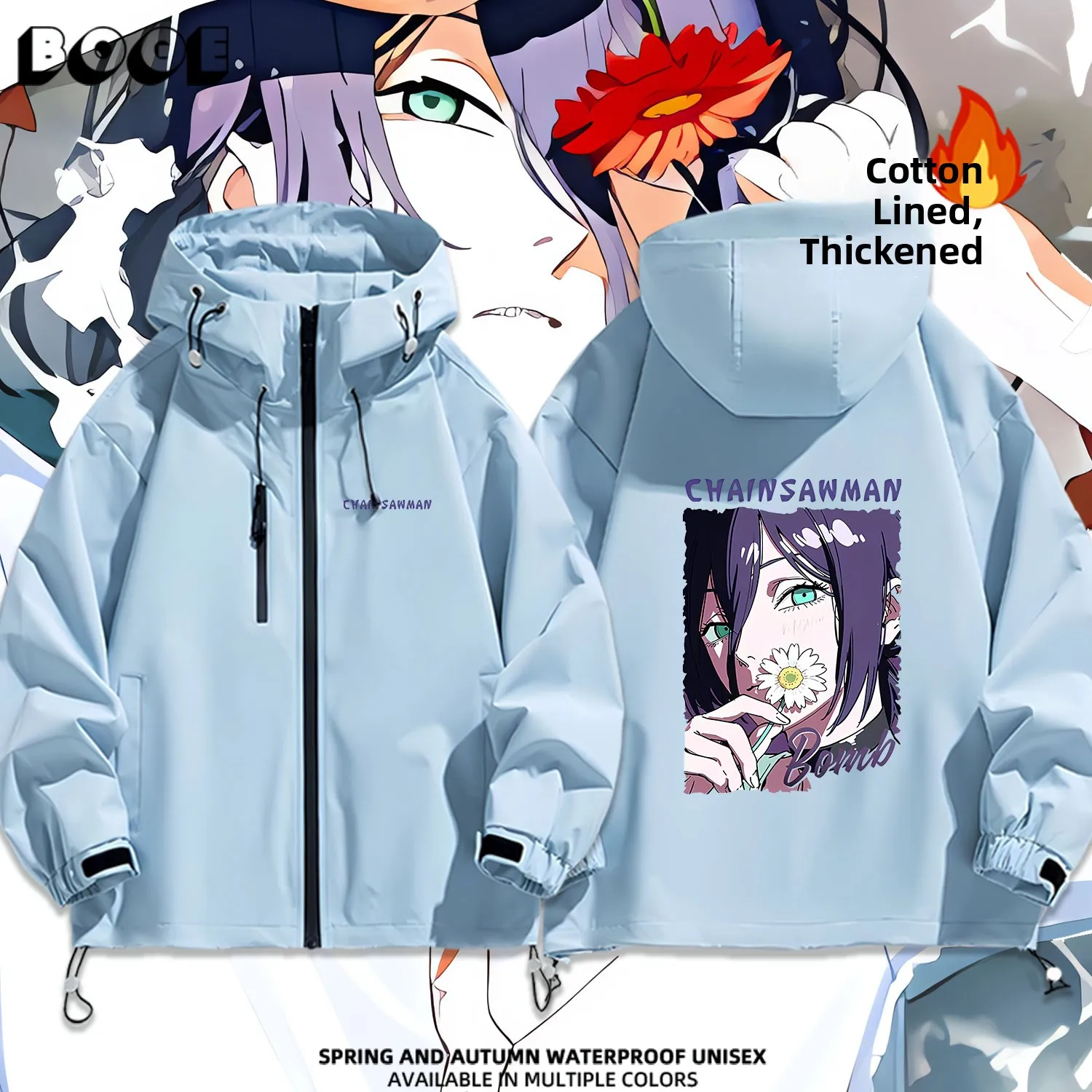 Утепленная хлопковая куртка-жакет с капюшоном на молнии, водонепроницаемая, из полиэфирного волокна, молодежная, повседневная, в стиле «Дьявол»
Утепленная хлопковая куртка-жакет с капюшоном на молнии, водонепроницаемая, из полиэфирного волокна, молодежная, повседневная, в стиле «Дьявол»