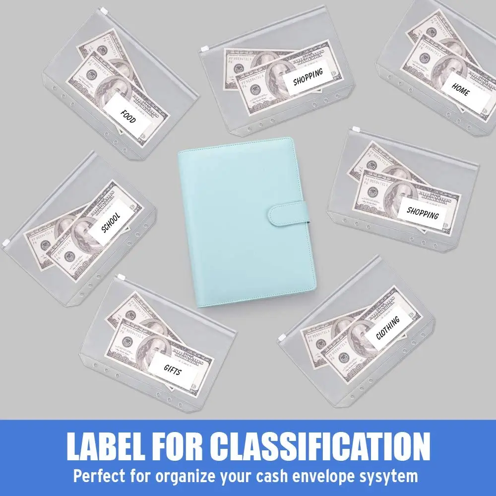 Practical-15Pcs A5 Binder Pockets 6-Hole Punched Zipper Binder Pocket With Plastic Zipper Label Pocket For 6-Ring Notebook Binde
Practical-15Pcs A5 Binder Pockets 6-Hole Punched Zipper Binder Pocket With Plastic Zipper Label Pocket For 6-Ring Notebook Binde