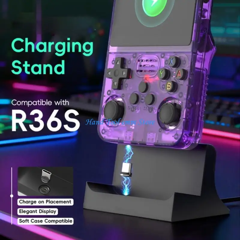 H37F Charging Holder For R36S Game System Secure Connection And Anti Slip Base
H37F Charging Holder For R36S Game System Secure Connection And Anti Slip Base