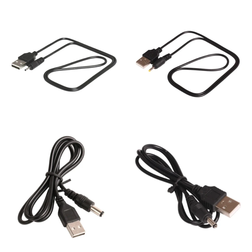 500pcs USB 2.0 A Male to DC 2.0x0.6mm 2.5*0.7mm 3.5*1.35mm 5.5*2.1mm 5V Barrel Jack Power Charge Cable Cord
500pcs USB 2.0 A Male to DC 2.0x0.6mm 2.5*0.7mm 3.5*1.35mm 5.5*2.1mm 5V Barrel Jack Power Charge Cable Cord